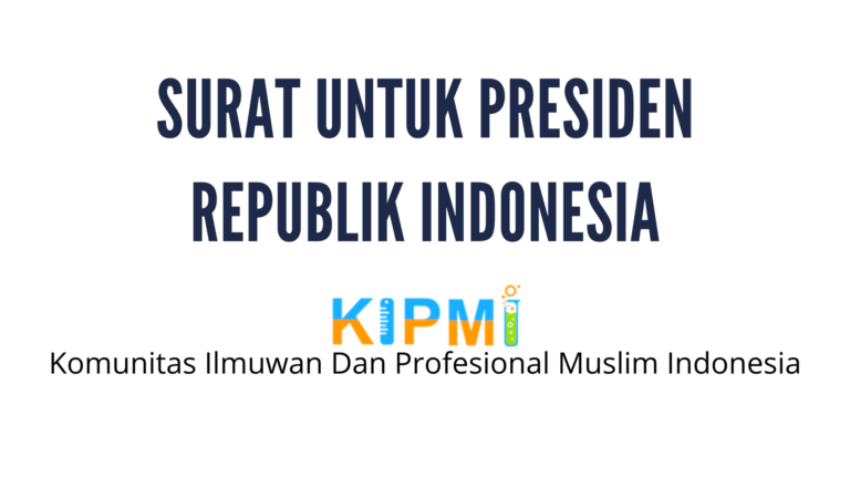 Surat Untuk Presiden Republik Indonesia