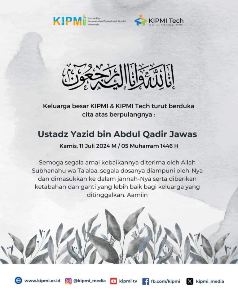 Wafatnya Ustaz Yazid Bin Abdul Qadir Jawas