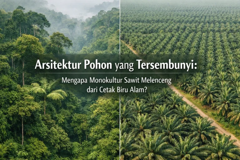 Arsitektur Pohon yang Tersembunyi: Mengapa Monokultur Sawit Melenceng dari Cetak Biru Alam?