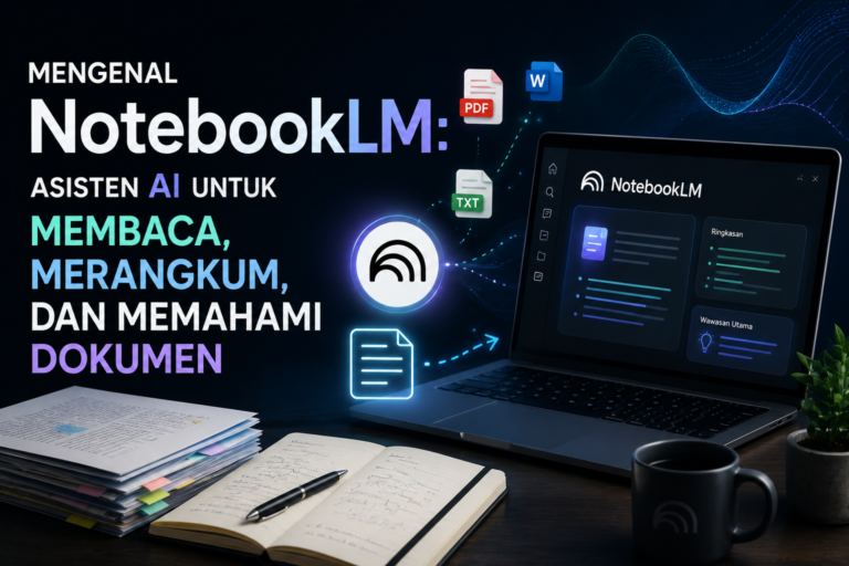Mengenal NotebookLM: Asisten AI untuk Membaca, Merangkum, dan Memahami Dokumen